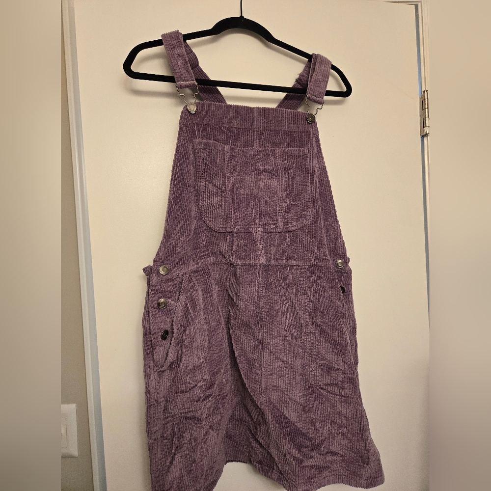 Wild Fable Purple Denim Overalls